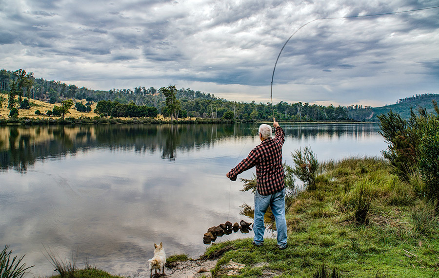 Fly fishing leaders help to cast further