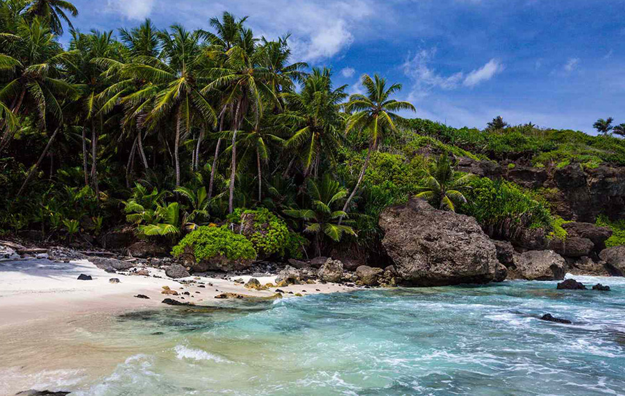 Fly fishing on Christmas Island, Kiribati