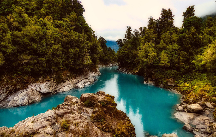 Fly fishing in New Zealand